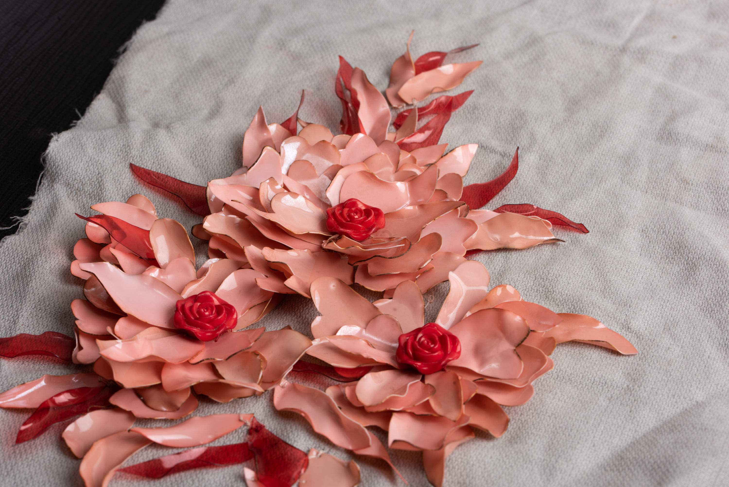 Coral Bloom Embroidery