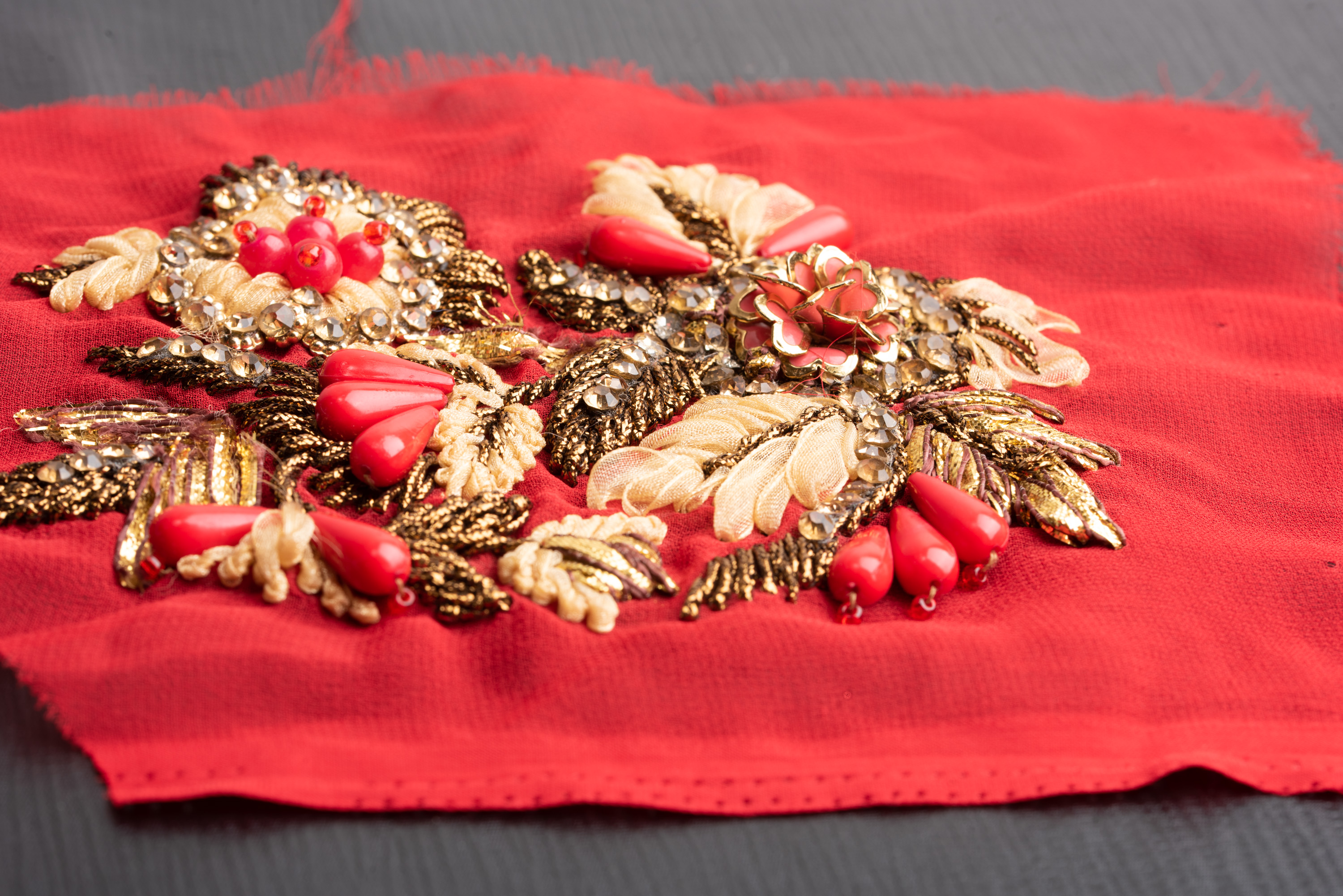 Autumnal Vine Embroidery