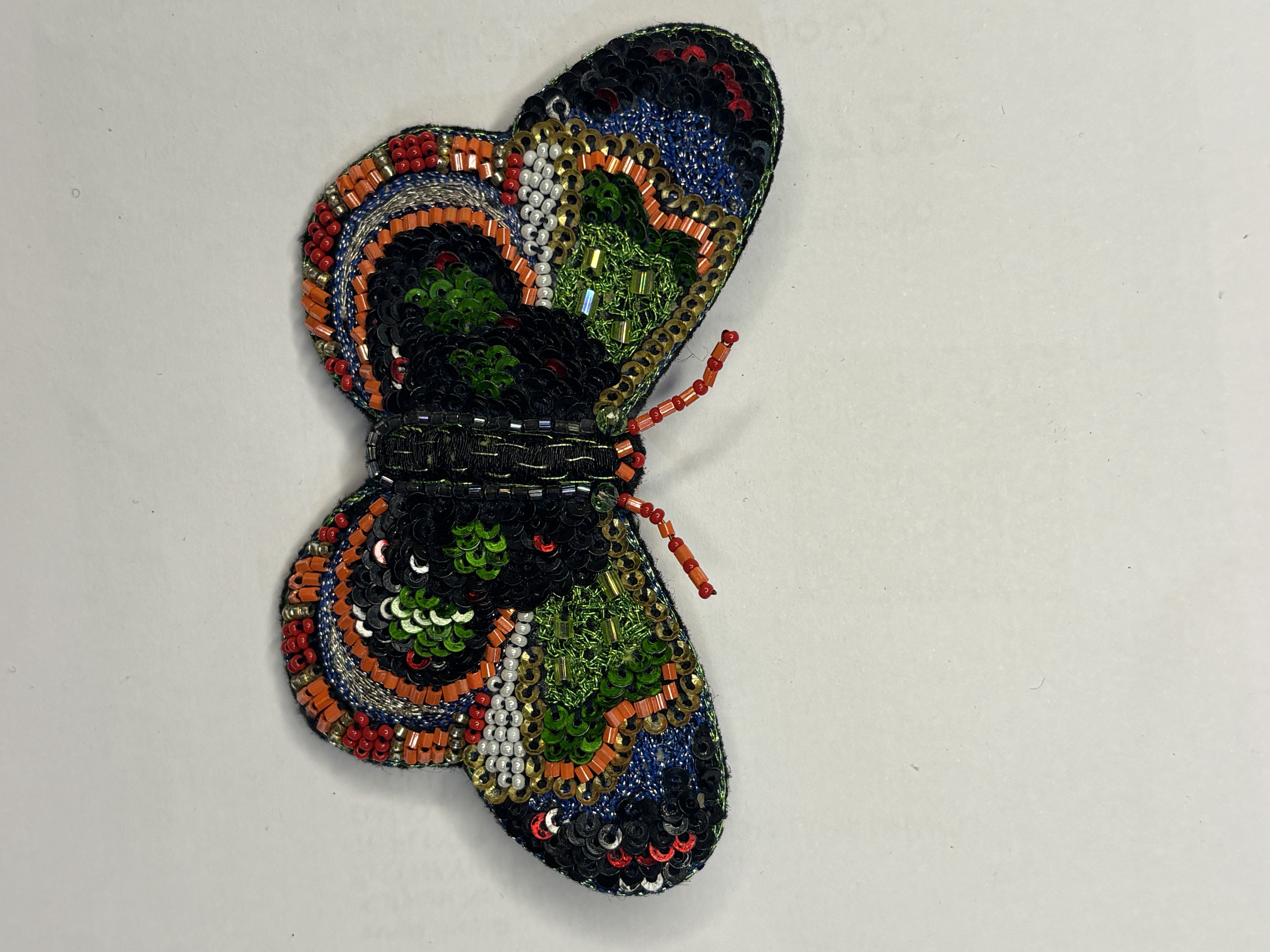 Butterfly Embroidery Badge